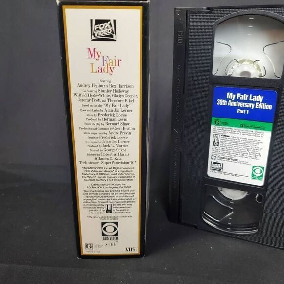 My Fair Lady, 1964 Film [VHS] Musical/Romance - Picture 4 of 4